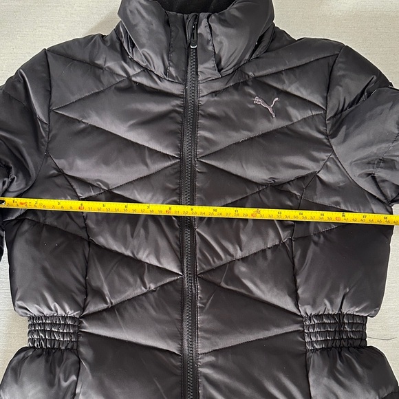Puma Women's Black Quilted Puffer Jacket - Picture 15 of 16